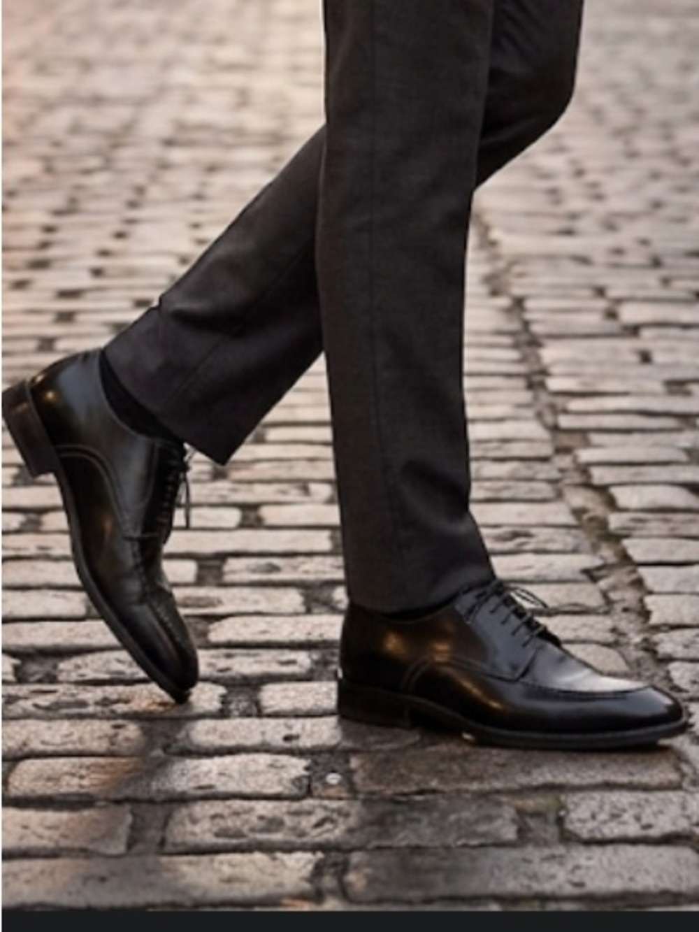 Santoni Black Leather Lace-Up Loafers